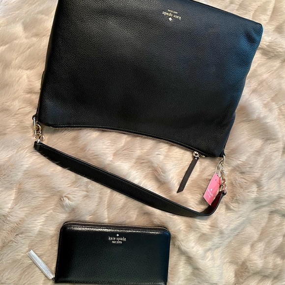 Kate Spade Large Hobo Bag & zip around wallet-NEW!!!!